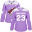 Adidas Arizona Coyotes #23 Oliver Ekman-Larsson Purple Authentic Fights Cancer Womens Stitched NHL Jersey