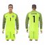 Brazil #1 Alisson Green Long Sleeves Goalkeeper Soccer Country Jersey