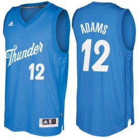 Mens Oklahoma City Thunder #12 Steven Adams Blue 2016 Christmas Day NBA Swingman Jersey