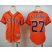 Houston Astros #27 Jose Altuve Orange Cool Base Stitched Youth MLB Jersey