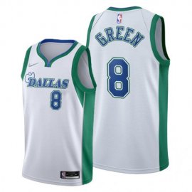 Dallas Dallas Mavericks #8 Josh Green Mens 2021-22 City Edition White NBA Jersey Mens