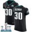 Nike Philadelphia Eagles #30 Corey Clement Black Alternate Super Bowl LII Mens Stitched NFL Vapor Untouchable Elite Jersey