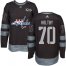 Adidas Washington Capitals #70 Braden Holtby Black 1917-2017 100th Anniversary Stitched NHL Jersey