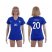 Womens France #20 Coman Home Soccer Country Jersey