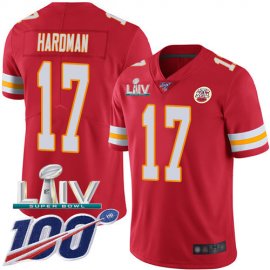 Nike Kansas City Chiefs #17 Mecole Hardman Red Super Bowl LIV 2020 Team Color Youth Stitched NFL 100th Season Vapor Untouchable Limited Jersey
