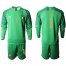 Italy #1 Buffon Green Long Sleeves Goalkeeper Soccer Country Jersey