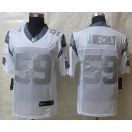 Nike Carolina Panthers #59 Luke Kuechly White Mens Stitched NFL Limited Platinum Jersey