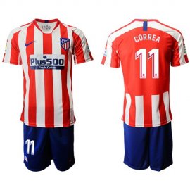 Atletico Madrid #11 Correa Home Soccer Club Jersey