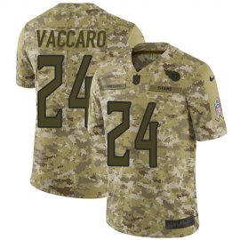Nike Tennessee Titans #24 Kenny Vaccaro Camo Mens Stitched NFL Limited 2018 Salute To Service Jersey