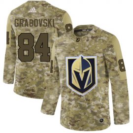 Adidas Vegas Golden Knights #84 Mikhail Grabovski Camo Authentic Stitched NHL Jersey