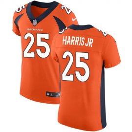 Nike Denver Broncos #25 Chris Harris Jr Orange Team Color Mens Stitched NFL Vapor Untouchable Elite Jersey