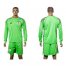 Germany Blank Green Goalkeeper Long Sleeves Soccer Country Jersey