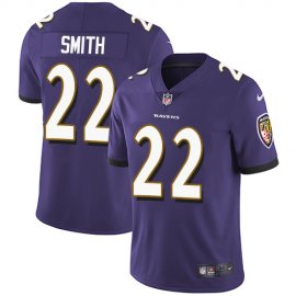 Nike Baltimore Ravens #22 Jimmy Smith Purple Team Color Mens Stitched NFL Vapor Untouchable Limited Jersey