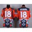 Nike Denver Broncos #18 Peyton Manning Orange Mens Stitched NFL Elite Noble Fashion Jersey