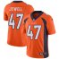 Nike Denver Broncos #47 Josey Jewell Orange Team Color Mens Stitched NFL Vapor Untouchable Limited Jersey