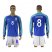 Brazil #8 Augusto Away Long Sleeves Soccer Country Jersey