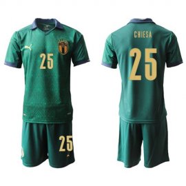 Italy #25 Chiesa Third Soccer Country Jersey