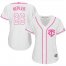 Minnesota Twins #26 Max Kepler White/Pink Fashion Womens Stitched MLB Jersey