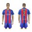 Barcelona #2 Douglas Home With Blue Shorts Soccer Club Jersey