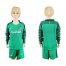 Atletico Madrid Blank Green Long Sleeves Kid Soccer Club Jersey