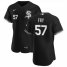 Chicago White Sox #57 Jace Fry Mens Nike Black Alternate 2020 Authentic Player MLB Jersey