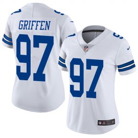 Nike Dallas Cowboys #97 Everson Griffen White Womens Stitched NFL Vapor Untouchable Limited Jersey