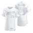 Los Angeles Dodgers #24 Walter Alston Mens Nike Platinum MLB MVP Limited Player Edition Jersey