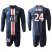 Paris Saint-Germain #24 Nkunku Home Long Sleeves Soccer Club Jersey