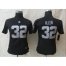 Nike Las Vegas Raiders #32 Marcus Allen Black Team Color Womens Stitched NFL Elite Jersey