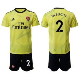 Arsenal #2 Debuchy Yellow Soccer Club Jersey