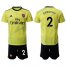 Arsenal #2 Debuchy Yellow Soccer Club Jersey