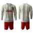 Juventus Blank Away Long Sleeves Soccer Club Jersey