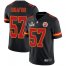 Nike Kansas City Chiefs #57 Alex Okafor Black Mens Super Bowl LV Bound Stitched NFL Limited Rush Jersey