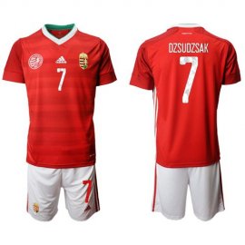Hungary #7 Dzsudzsak Home Soccer Country Jersey