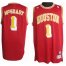 Houston Rockets 1 Tracy McGrady Red Jersey Yellow Number Cheap