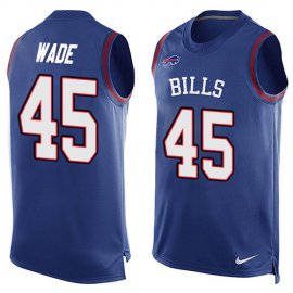 Nike Buffalo Bills #45 Christian Wade Royal Blue Team Color Mens Stitched NFL Limited Tank Top Jersey
