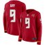 Nike Tampa Bay Buccaneers #9 Matt Gay Red Team Color Womens Stitched NFL Limited Therma Long Sleeve Jersey