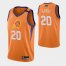 Phoenix Phoenix Suns #20 Dario Saric Mens 2021 NBA Finals Bound Statement Edition NBA Jersey Orange Mens
