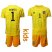 Russia #1 Akinfeev Yellow Goalkeeper Kid Soccer Country Jersey