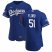 Los Angeles Dodgers #51 Dylan Floro Mens Nike Royal Alternate 2020 World Series Champions Authentic Player MLB Jersey