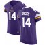Nike Minnesota Vikings #14 Stefon Diggs Purple Team Color Mens Stitched NFL Vapor Untouchable Elite Jersey