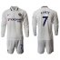 Chelsea #7 Kante Away Long Sleeves Soccer Club Jersey