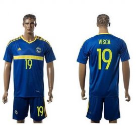 Bosnia Herzegovina #19 Visca Home Soccer Country Jersey