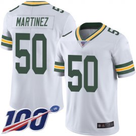 Nike Green Bay Packers #50 Blake Martinez White Mens Stitched NFL 100th Season Vapor Limited Jersey