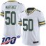 Nike Green Bay Packers #50 Blake Martinez White Mens Stitched NFL 100th Season Vapor Limited Jersey