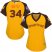 Boston Red Sox #34 David Ortiz Gold 2016 All-Star American League Womens Stitched MLB Jersey