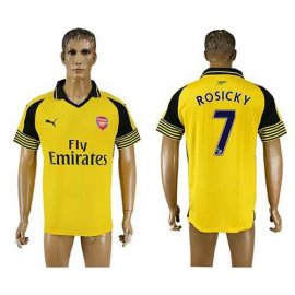 Arsenal #7 Rosicky Away Soccer Club Jersey