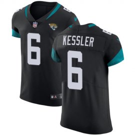 Nike Jacksonville Jaguars #6 Cody Kessler Black Team Color Mens Stitched NFL Vapor Untouchable Elite Jersey