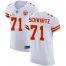Nike Kansas City Chiefs #71 Mitchell Schwartz White Mens Super Bowl LV Bound Stitched NFL New Elite Jersey