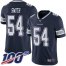 Nike Dallas Cowboys #54 Jaylon Smith Navy Blue Team Color Mens Stitched NFL 100th Season Vapor Limited Jersey